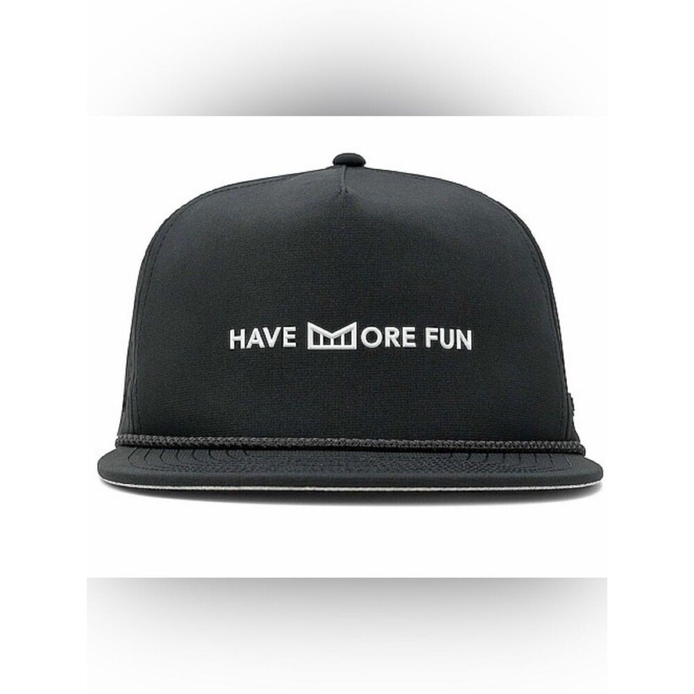 Melin Hydro Coronado Have More Fun Black Snapback Limited Edition Hat SZ CL EUC